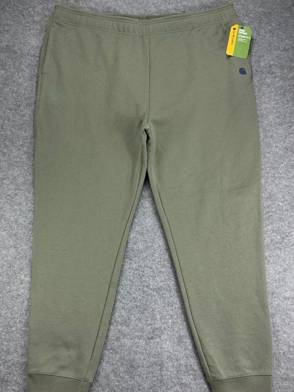 NWT Carhartt Marquette Sweatpants Mens 2XL Green Loose Fit Tapered Leg Mid‎ Rise